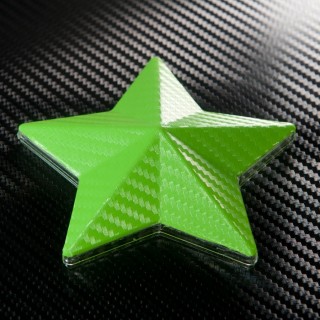 3D Карбоново Фолио  TR1 - Светло Зелено +UV