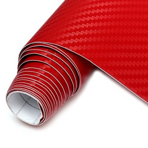 Sticker City 3D Carbon Red