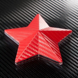 3D Карбоново Фолио  TR1 - Червено +UV