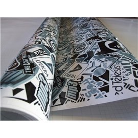Фолио Sticker Bomb модел 2 + ламинат - 1.52м.