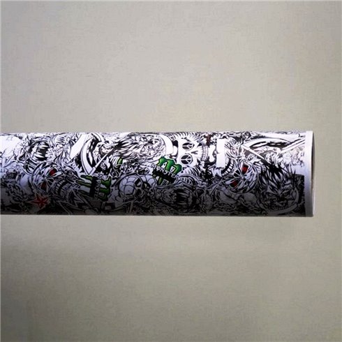 Фолио Sticker Bomb модел 6 + ламинат - 1.52м.