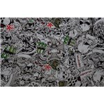 Фолио Sticker Bomb модел 6 + ламинат - 1.52м.