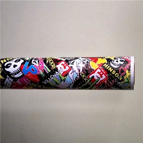 Фолио Sticker Bomb модел 12 + ламинат - 1.52м.