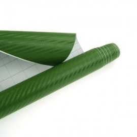Sticker City 3D Carbon Green-Tank - 1.27м